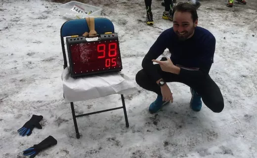 Biała Falenica. Zmrożona trasa sprzyjała rekordom - 8